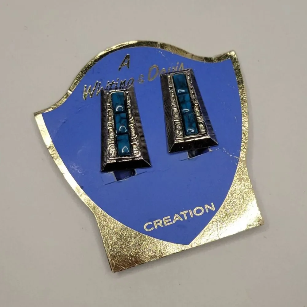 New! Vtg Whiting & Davis Earrings
